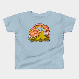 Taurus Snail Kids T-Shirt
